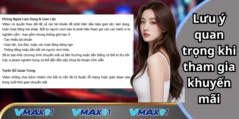 Lưu ý quan trọng khi tham gia khuyến mãi Lưu ý quan trọng khi tham gia khuyến mãi